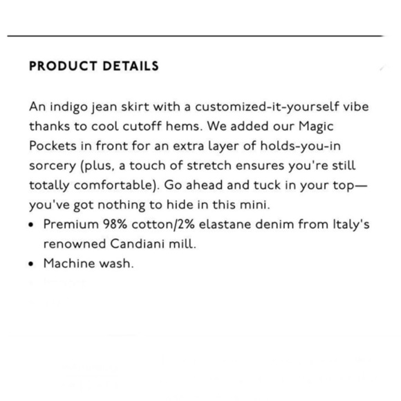 𝅺like new Madewell denim skirt - Picture 6 of 11